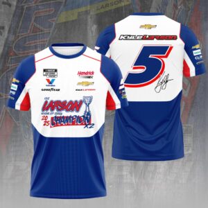 Kyle Larson 2025 NASCAR Cup Series Champion 3D Apparel – HOATT14405