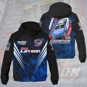 Kyle Larson 2025 NASCAR Cup Series Champion 3D Windbreaker Jacket - HOATT14401