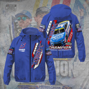 Kyle Larson 2025 NASCAR Cup Series Champion 3D Windbreaker Jacket - TANTN18308