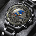 Kyle Larson NASCAR Cup Series Champions Black Stainless Steel Watch – TMTHU1933