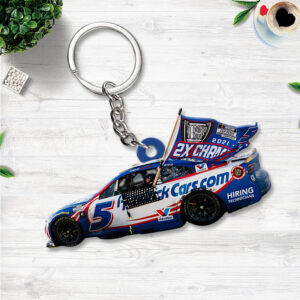 Kyle Larson Nascar Cup Series Champion Custom Shape 2-sided Keychain - TMTHU1989