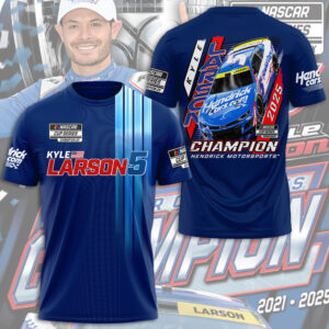 Kyle Larson Nascar Cup Series Champion 3D Apparel – TMTHU1973