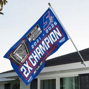 Kyle Larson Nascar Cup Series Champions 3D Double-side House Flag - TMTHU1967