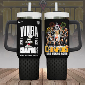 Las Vegas Aces 2025 WNBA Champions 40oz Stanley Tumbler - TMTHU1930