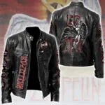 Led Zeppelin Motorcycle Leather Jacket - TMTHU2210
