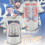 Los Angeles Dodger Back To Back Champions Baseball Jersey - TMTHU1862