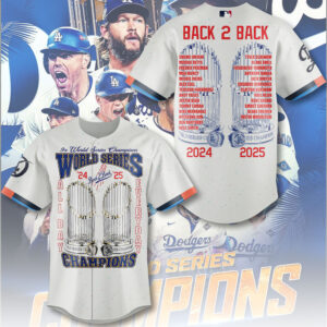 Los Angeles Dodger Back To Back Champions Baseball Jersey - TMTHU1862