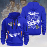 Los Angeles Dodgers 2025 World Series Champions 2D Quarter Zip Hoodie - HOATT14282