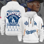 Los Angeles Dodgers 2025 World Series Champions 2D Quarter Zip Hoodie - MAITM13691
