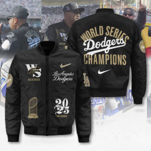Los Angeles Dodgers 2025 World Series Champions 3D Bomber Jacket - MAITM13669
