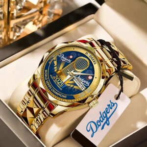 Los Angeles Dodgers 2025 World Series Champions Alloy Luxury Quartz Watch - MAITM13634