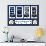 Los Angeles Dodgers 2025 World Series Champions Rectangle Canvas With Inner Frame – MAITM13649