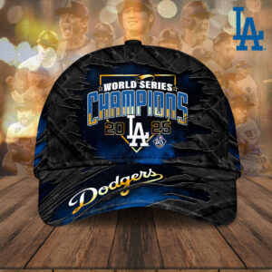 Los Angeles Dodgers 2025 World Series Champions Classic Cap - HOATT14268