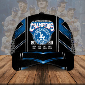 Los Angeles Dodgers 2025 World Series Champions Classic Cap - HOATT14319