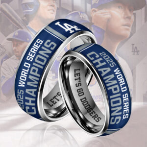 Los Angeles Dodgers 2025 World Series Champions Custom Alloy Ring - MAITM13650