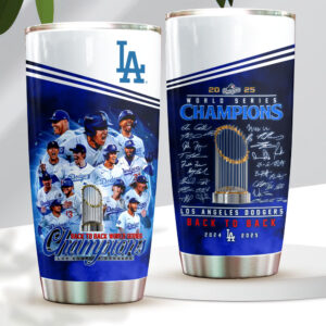 Los Angeles Dodgers 2025 World Series Champions Tumbler Cup - HOATT14789