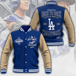 Los Angeles Dodgers 2025 World Series Champions Varsity Jacket - MAITM13639