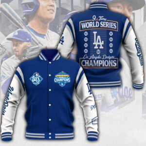 Los Angeles Dodgers 2025 World Series Champions Varsity Jacket - MAITM13654