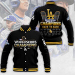 Los Angeles Dodgers 2025 World Series Champions 3D Varsity Jacket - MAITM13718