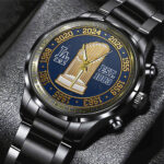 Los Angeles Dodgers Black Stainless Steel Watch - TMTHU1887
