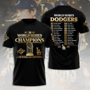 Los Angeles Dodgers World Series 2025 3D Apparel - TANTN18130