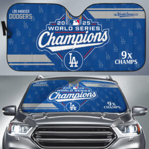 Los Angeles Dodgers World Series 2025 Auto Sun Shade - TANTN18240
