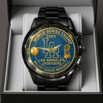 Los Angeles Dodgers World Series 2025 Black Stainless Steel Watch - TANTN18189