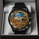 Los Angeles Dodgers World Series 2025 Black Stainless Steel Watch - TANTN18554