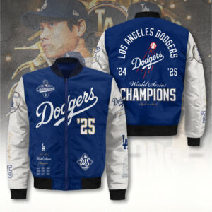 Los Angeles Dodgers World Series 2025 3D Bomber Jacket - TANTN18076
