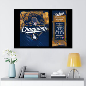 Los Angeles Dodgers World Series 2025 Rectangle Canvas With Inner Frame - TANTN18147