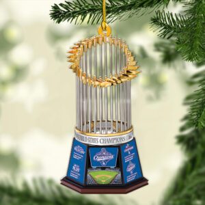 Los Angeles Dodgers World Series 2025 Custom Shape 2-sided Acrylic Ornament – TANTN18307