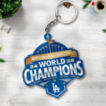 Los Angeles Dodgers World Series 2025 Custom Shape 2-sided Keychain - TANTN18042