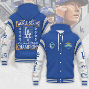 Los Angeles Dodgers World Series 2025 Hooded Baseball Jacket - TANTN18236