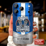 Personalized Los Angeles Dodgers World Series 2025 Phone Case – TANTN18294