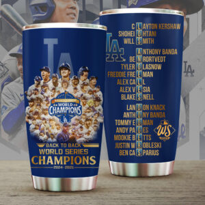Los Angeles Dodgers World Series 2025 Tumbler Cup - TANTN18350