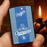 Los Angeles Dodgers World Series 2025 Zippo Lighter Case (No Insert) - TANTN18048