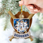 Los Angeles Dodgers Custom Shape 2-sided Acrylic Ornament – TMTHU1996