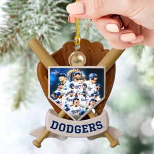 Los Angeles Dodgers Custom Shape 2-sided Acrylic Ornament – TMTHU1996