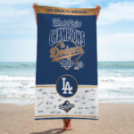 Los Angeles Dodgers Rectangle Beach Towel - TMTHU1878