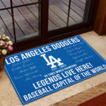 Los Angeles Dodgers Doormat - TMTHU1932