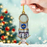 Los Angeles Dodgers 2025 World Series Champions Custom Shape 2-sided Acrylic Ornament – HOATT14329