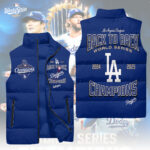Los Angeles Dodgers 2025 World Series Champions 3D Sleeveless Down Jacket - HOATT14301