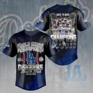 Los Angeles Dodgers 2025 World Series Champions Baseball Jersey - HOATT14800