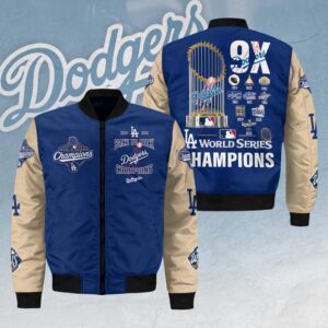 Los Angeles Dodgers 2025 World Series Champions 3D Bomber Jacket - HOATT14302