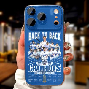 Los Angeles Dodgers 2025 World Series Champions Phone Case – HOATT14369