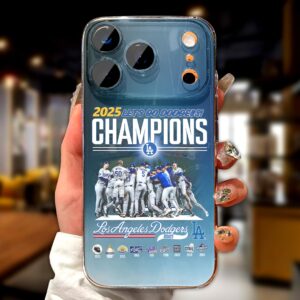 Los Angeles Dodgers 2025 World Series Champions Phone Case – HOATT14386