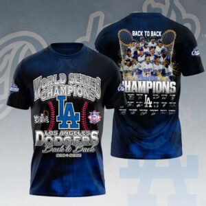 Los Angeles Dodgers 2025 World Series Champions 3D Apparel - HOATT14384