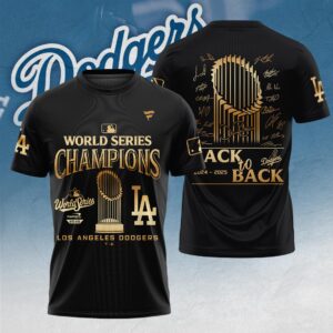 Los Angeles Dodgers 2025 World Series Champions 3D Apparel - HOATT14296