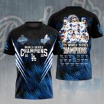 Los Angeles Dodgers 2025 World Series Champions 3D Apparel – HOATT14358
