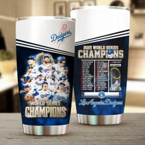 Los Angeles Dodgers 2025 World Series Champions Tumbler Cup - HOATT14782